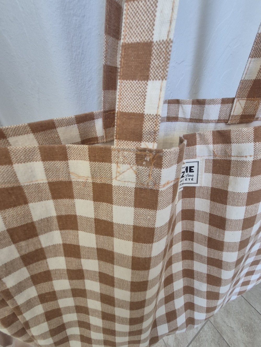 Sezanne Gingham Tote - Picture 11 of 13